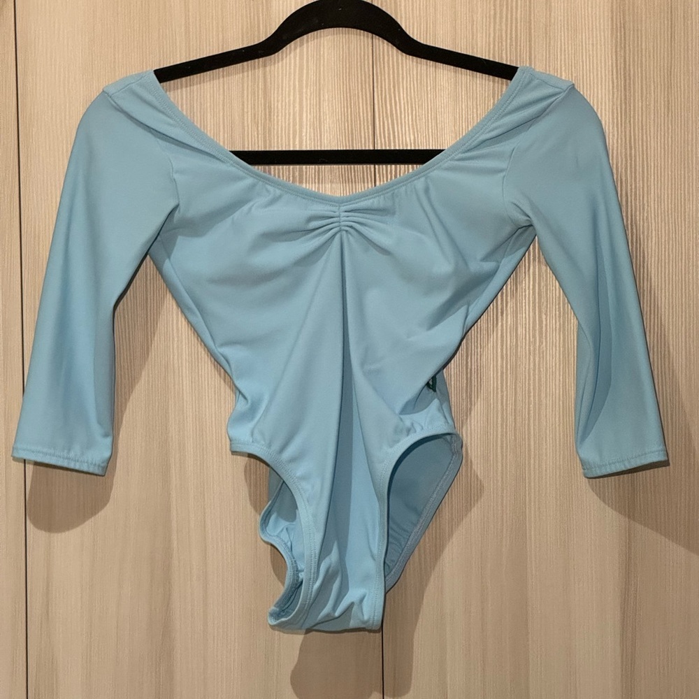 Luckyleo Dancewear - Moon Low Back Leotard With Sleeves in Size Small